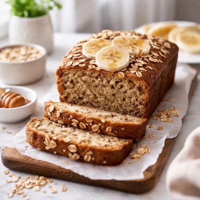 Image of Low Calorie Banana Oatmeal Bread