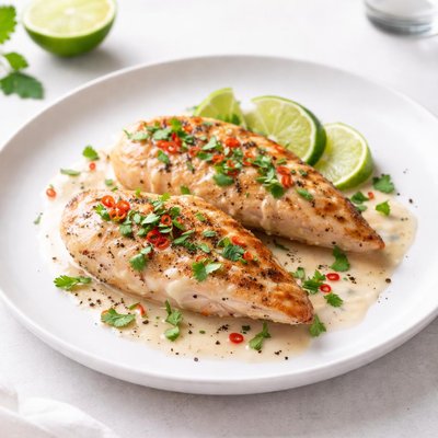 Image of Low Calorie Coconut Lime Chicken