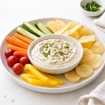 Image of Low Calorie Dip for Raw Veggies or Potato Chips
