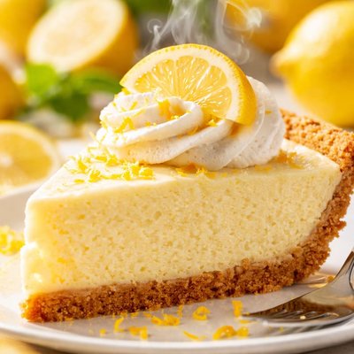 Image of Low Calorie Lemon Chiffon Pie
