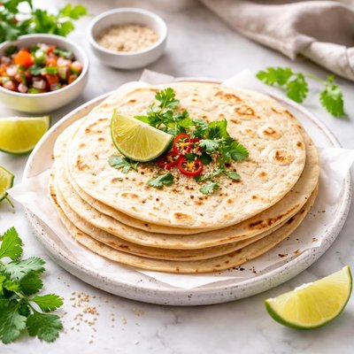 Image of Tortilla baja en calorías sin soja.