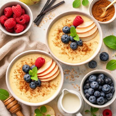 Image of Low Calorie Vanilla and Cinnamon Custard