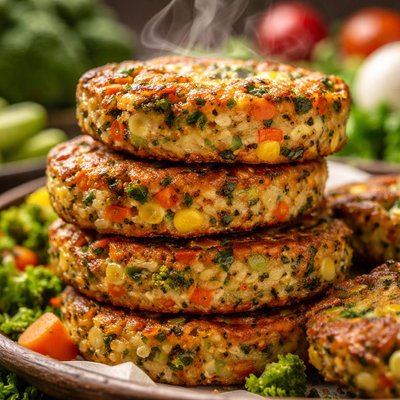 Image of Low Calorie Veggie Cakes Patties