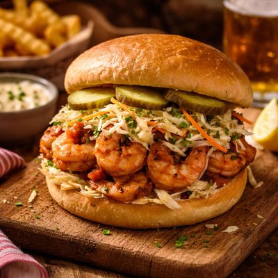 Image of Low Country Shrimpburger