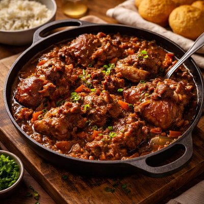 Image of Lowcountry Oxtails with Ham Hocks