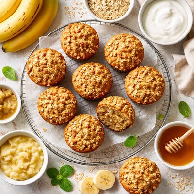 Image of Lower Fat Banana Muffins