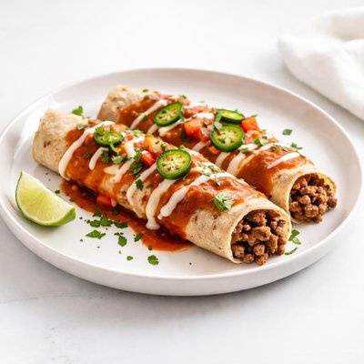 Image of Lower Fat Beef Enchiladas