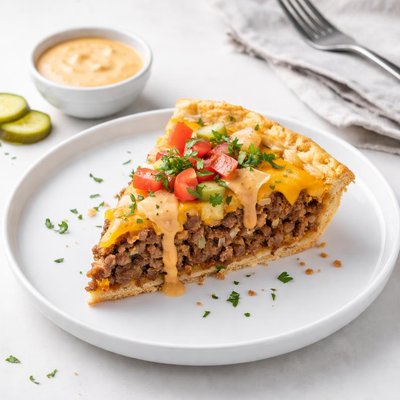 Image of Lowfat Cheeseburger Pie