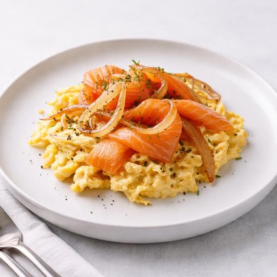 Image of Lox and Eggs and Onions