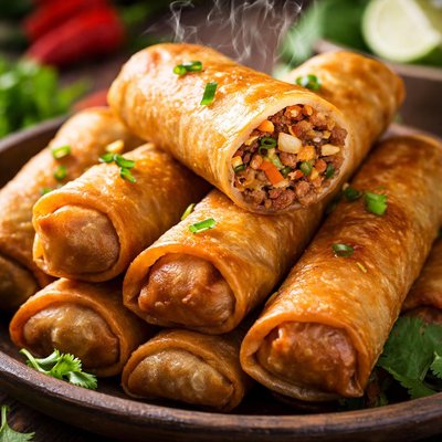 Image of Lumpia in Spring Roll Wrappers