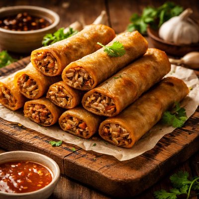 Image of Lumpia Stuffed Wrappers Lumpia Labong