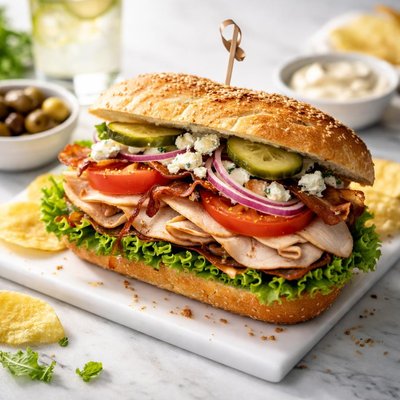 Image of Lunch Meat Sandwich Menu Lite Bleu