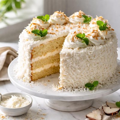 Image of Luscious Coconut Cake