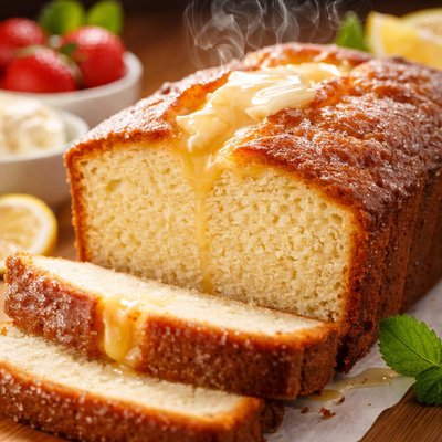 Image of Luscious Cream Cheese Pound Cake