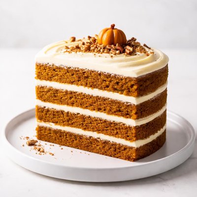 Image of Luscious Four Layer Pumpkin Cake