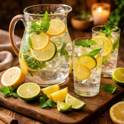 Image of Luscious Lemon and Lime Water