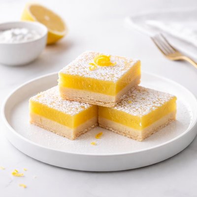 Image of Cuadrados de Limón Deliciosos sin Azúcar.