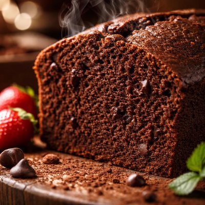 Image of Luscious Low Fat Chocolate Pound Cake