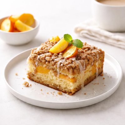 Image of Luscious Peach Coffee Cake