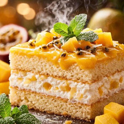 Image of Luscious Tropical Dream Cake