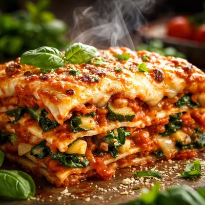 Image of Luscious Vegetarian Lasagna