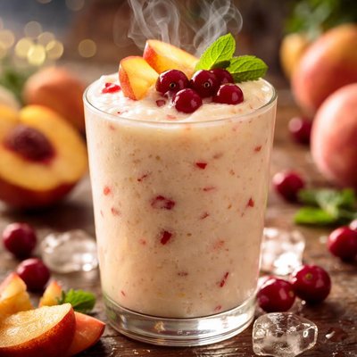 Image of Luscious White Cranberry Peach Smoothie