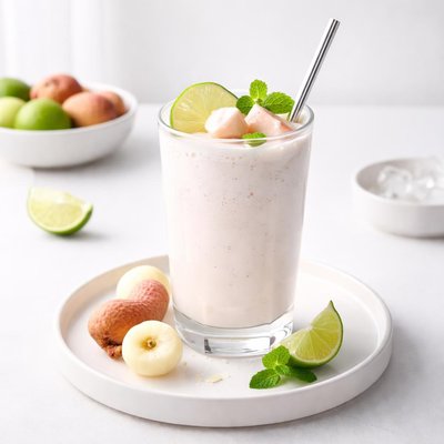Image of Lychee Lime Lassi Yogurt Drink