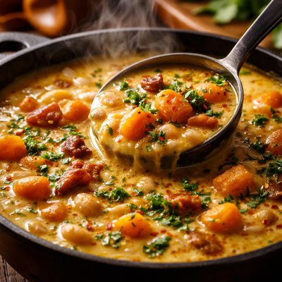Image of Lynne Rossetto Kaspers Butternut Skillet Soup