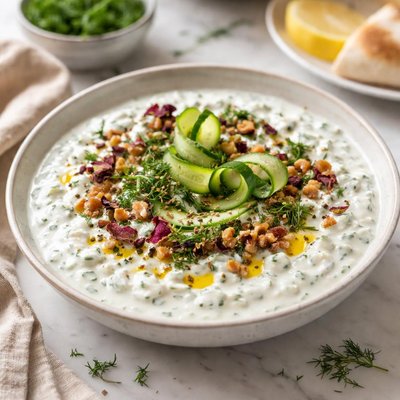 Image of Maast O Khiar Persian Cucumber Sauce