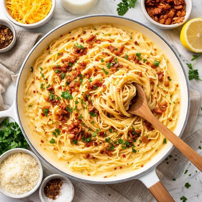 Image of Mac and Cheese Spaghetti