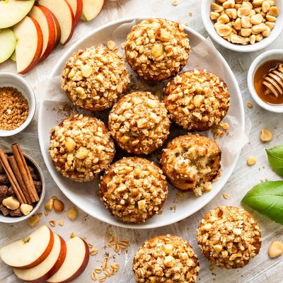 Image of Macadamia Apple Muffins