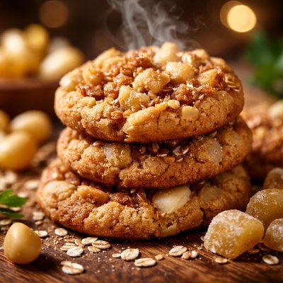 Image of Macadamia Ginger Crunch Drops