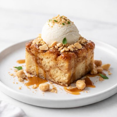 Image of Macadamia Nut Bread Pudding