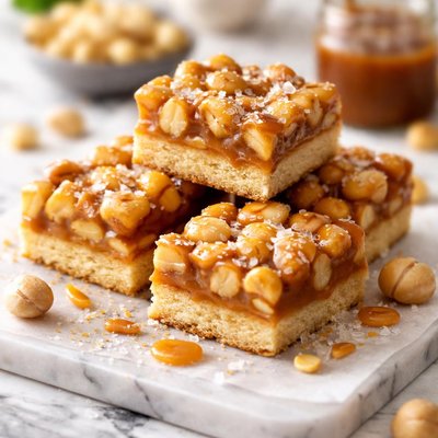 Image of Macadamia Nut Caramel Squares