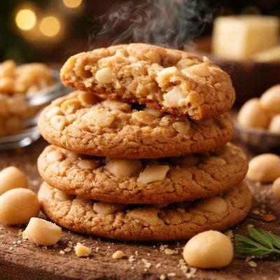 Image of Vegan Macadamia Nut Cookies