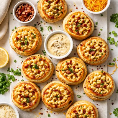 Image of Macaroni and Cheese Pinwheels