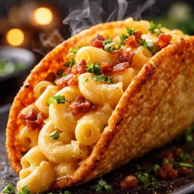 Image of Macaroni and Cheese Taco