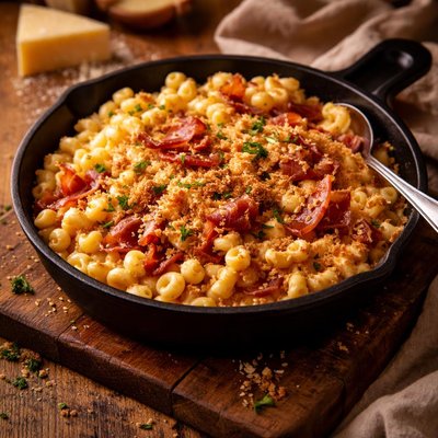 Image of Macaroni and Cheese with Prosciutto