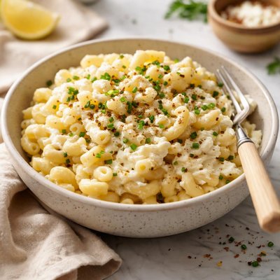 Image of Macaroni and Cottage Cheese