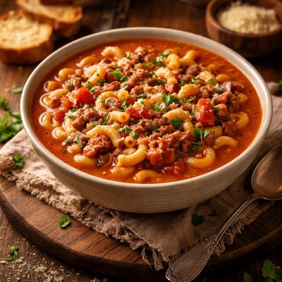 Image of Macaroni and Tomato Soup