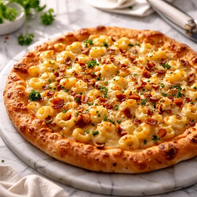 Image of Macaroni Cheese Pizza