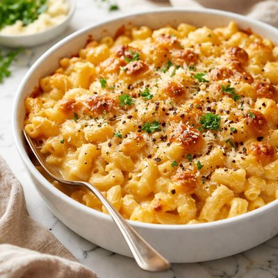Image of Macaroni Cheese Without the Pot of Water