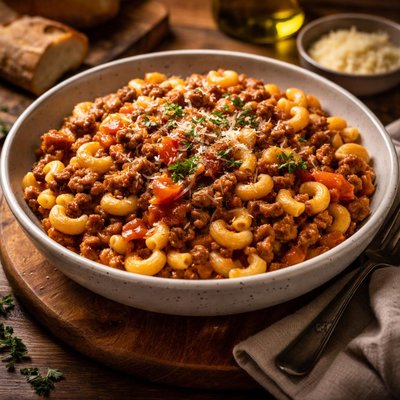 Image of Macaroni with Beef Sauce