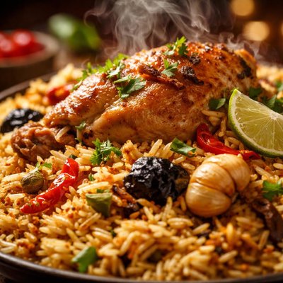 Image of Machboos or Fooga Traditional United Arab Emirates Dish