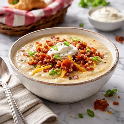 Image of Machine Shed Restaurant Baked Potato Soup