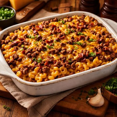 Image of Macho Macaroni and Cheese Casserole