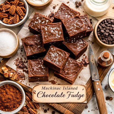 Image of Mackinac Island Old Fashioned Chocolate Fudge