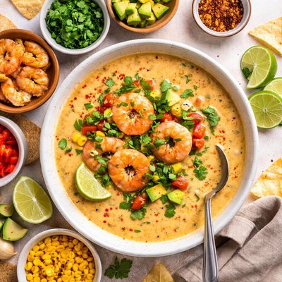 Image of Mad Dogs Southwestern Shrimp Bisque
