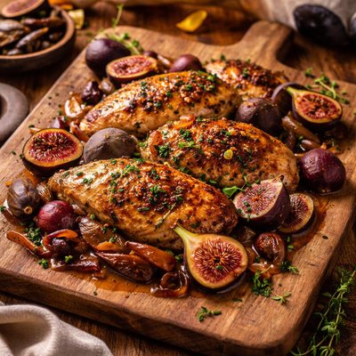 Image of Madeira Chicken with Figs