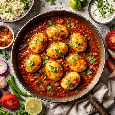 Image of Madras Egg Curry